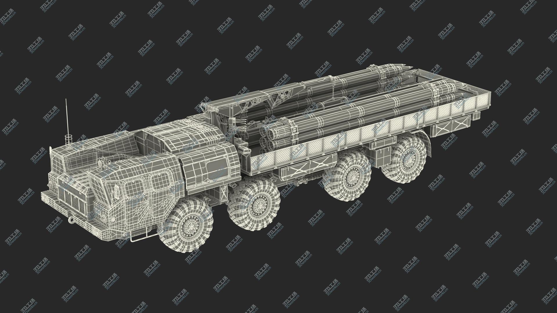 images/goods_img/20210319/9T234 Smerch Transporter Loader with Spare Rockets Rigged model/3.jpg